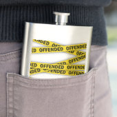 僕は警察のテープが通らないように怒っている フラスク (インサイチュ)