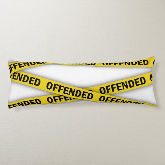 僕は警察のテープが通らないように怒っている ボディピロー (裏面)