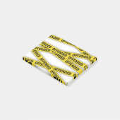 僕は警察のテープが通らないように怒っている ポストイット (アングル)