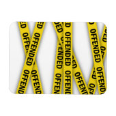 僕は警察のテープが通らないように怒っている マグネット (横)