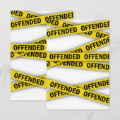 僕は警察のテープが通らないように怒っている 出欠カード (正面/裏面)