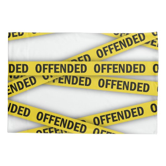 僕は警察のテープが通らないように怒っている 枕カバー (裏面-左)