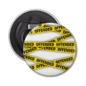 僕は警察のテープが通らないように怒っている 栓抜き (正面)