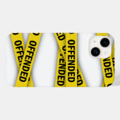 僕は警察のテープが通らないように怒っている Case-Mate iPhoneケース (裏面 (横))