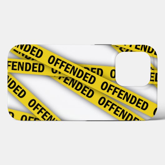 僕は警察のテープが通らないように怒っている Case-Mate iPhoneケース (裏面 (横))