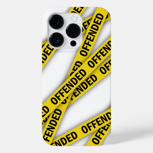 僕は警察のテープが通らないように怒っている Case-Mate iPhoneケース (裏面)