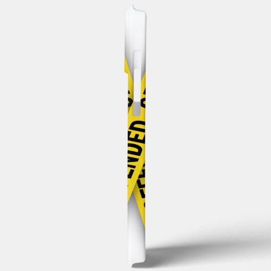 僕は警察のテープが通らないように怒っている Case-Mate iPhoneケース (裏面 / 左)