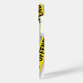 僕は警察のテープが通らないように怒っている iPhoneケース (左側面)