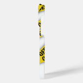 僕は警察のテープが通らないように怒っている iPhoneケース (左側面)