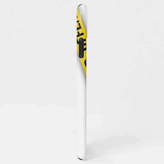 僕は警察のテープが通らないように怒っている iPhoneケース (右側)