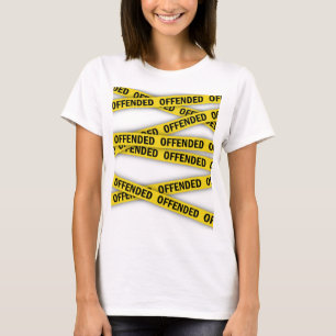 僕は警察のテープが通らないように怒っている Tシャツ