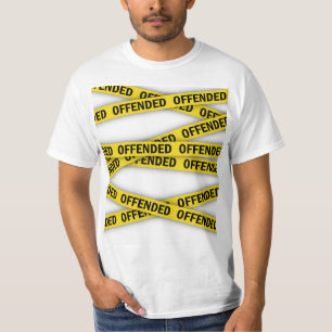 僕は警察のテープが通らないように怒っている Tシャツ