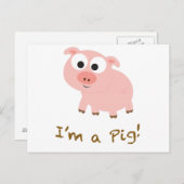 僕は豚だ ポストカード (正面/裏面)