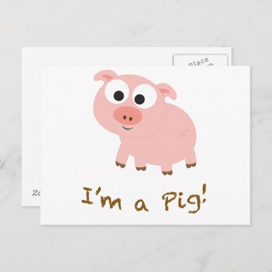 僕は豚だ ポストカード (正面/裏面)