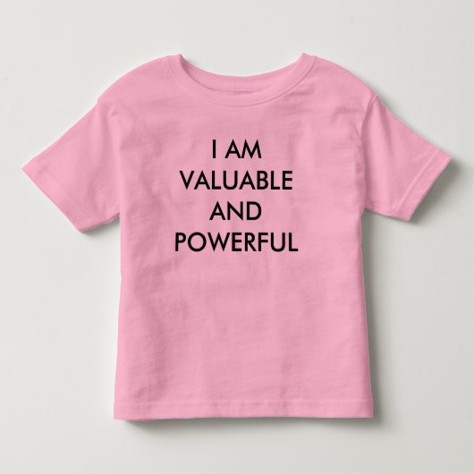 僕は貴く強く抵抗する トドラーTシャツ (正面)