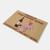 僕は踊って酒を飲むから不在だ ドアマット (アングル)