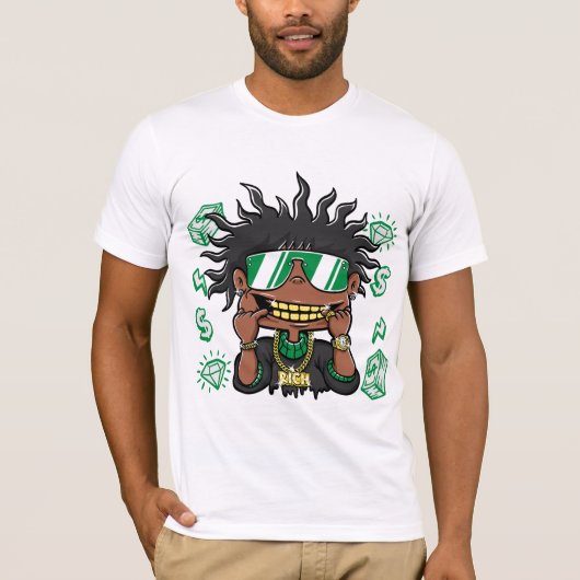 僕は身持の好いTシャツはっきりしただ Tシャツ (正面)