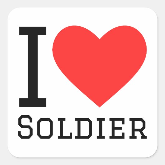 僕は軍人が好きだ スクエアシール (正面)