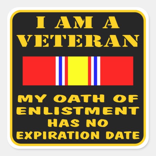 僕は退役軍人の約束が守れない スクエアシール (正面)