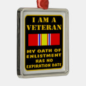 僕は退役軍人の約束が守れない メタルオーナメント (右)