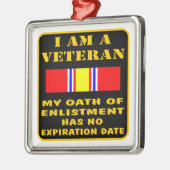 僕は退役軍人の約束が守れない メタルオーナメント (左)