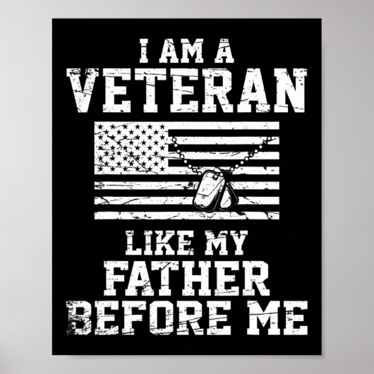 僕は退役軍人前の親父のような退役軍人 ポスター (正面)