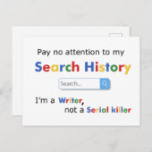 僕は連続殺人犯ではない作家だ ポストカード (正面/裏面)