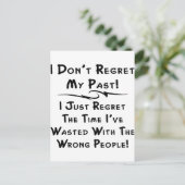 僕は過去を後悔しない ポストカード (スタンド正面)