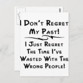 僕は過去を後悔しない ポストカード (正面/裏面)