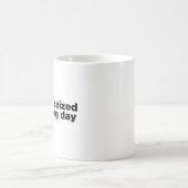 僕は違った日を考え取った コーヒーマグカップ (中央)