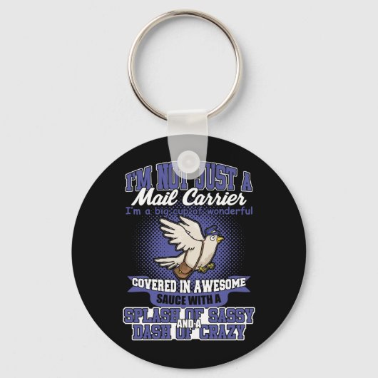僕は郵便配達のTシャツじゃない キーホルダー (正面)