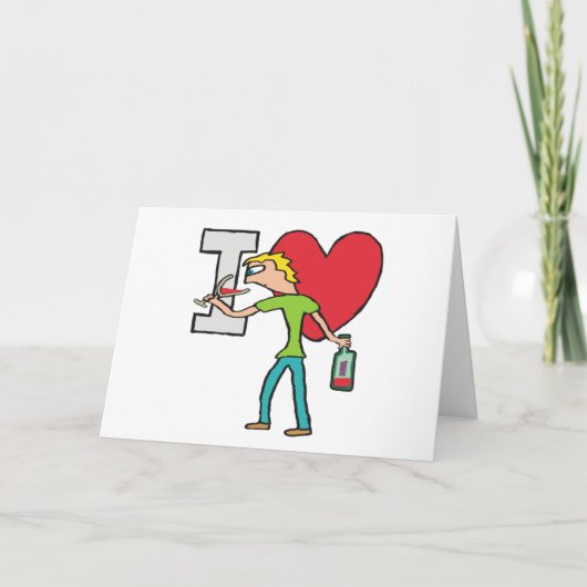 僕は酒が好きだ カード (正面)