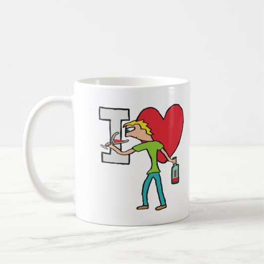 僕は酒が好きだ コーヒーマグカップ (左)