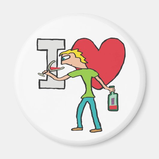 僕は酒が好きだ マグネット (正面)