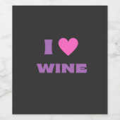 僕は酒が好きで酒が好きだ ワインラベル (シングルラベル)