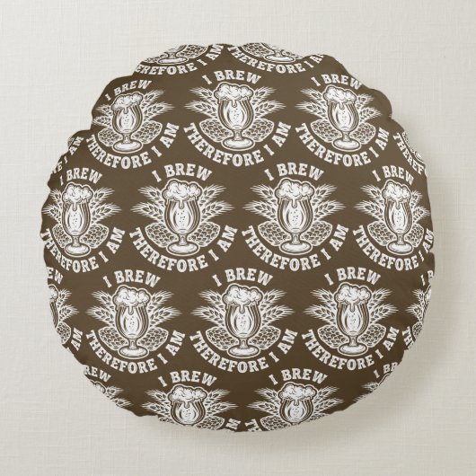 僕は醸造する故に造る ラウンドクッション (正面)