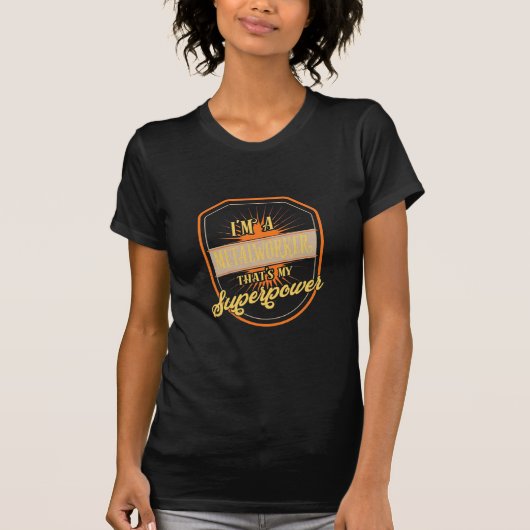 僕は金属工だ Tシャツ (正面)