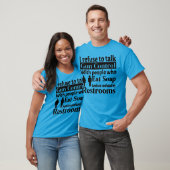 僕は銃を操縦するのをいやだ Tシャツ (ユニセックス)