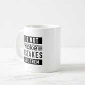 僕は間違いはせぬ コーヒーマグカップ (正面左)