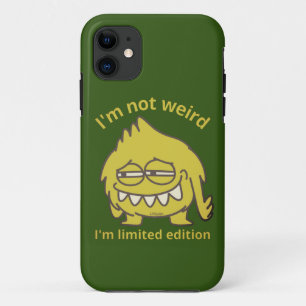 僕は限定版風変わりじゃないおもしろい iPhone 11 ケース
