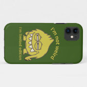 僕は限定版風変わりじゃないおもしろい Case-Mate iPhoneケース (裏面(横))