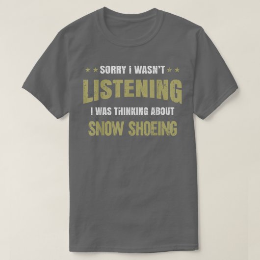 僕は雪聞松栄の事考えるじゃない Tシャツ (デザイン正面)