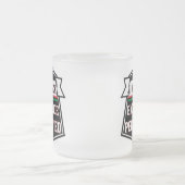 僕は非常に優秀だ フロストグラスマグカップ (中央)