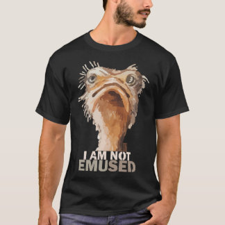 僕は面白いEmuの鳥獣のユーモアを取り入れていない Tシャツ