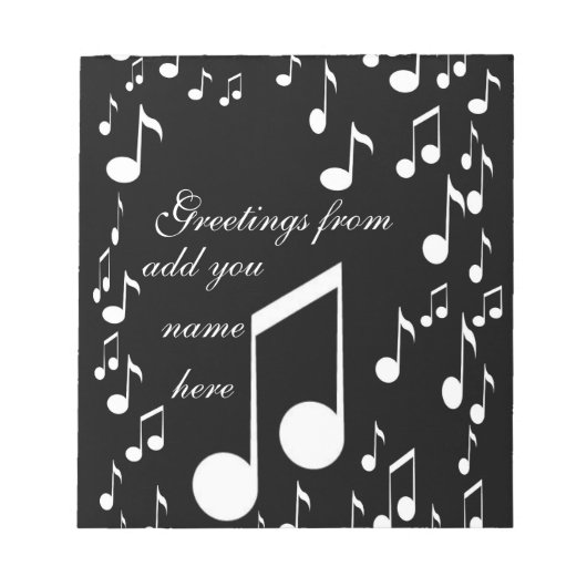 僕は音楽だ ノートパッド (正面)