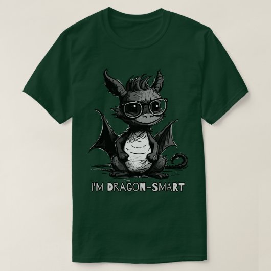 僕は頭が切れる竜だ Tシャツ (デザイン正面)