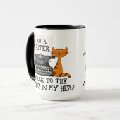 僕は頭の中の声に話しかける作家だ マグカップ (正面左)