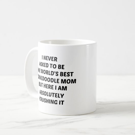 僕は頼世の中のばか最高のり コーヒーマグカップ (正面左)