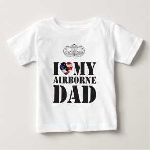 僕は飛行機に乗っているパパが好きだ ベビーTシャツ