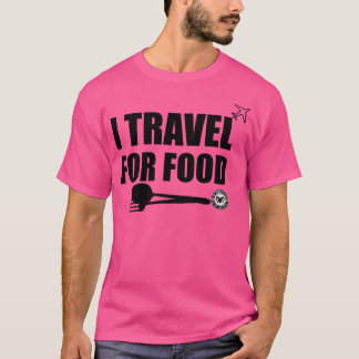 僕は食物を求めて旅行する Tシャツ